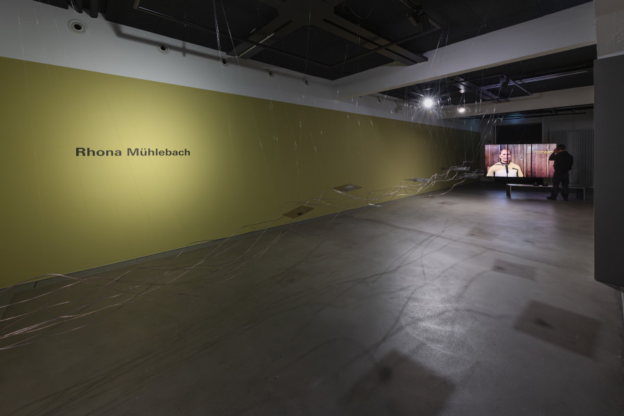 Rhona Mühlebach, I petrify und I Petrify, Coda, 2026, «Lukas Truniger, Isabell Bullerschen, Rhona Mühlebach – Swiss Media Art – Pax Art Awards 2025», 2026, HEK, photo: Franz Wamhof