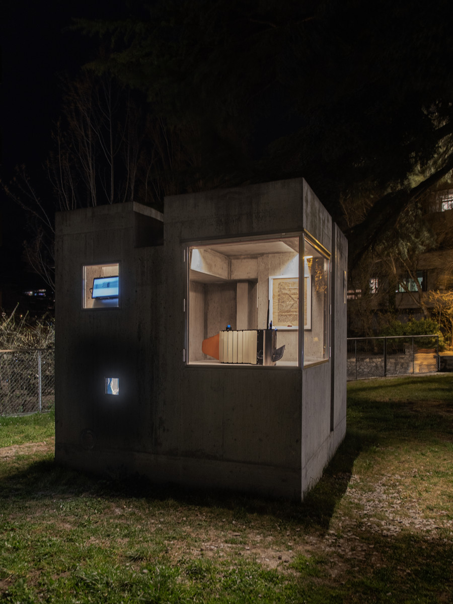 Installation view, Yan Tomaszewski, La Correction, Lemme, Sion, 2025.