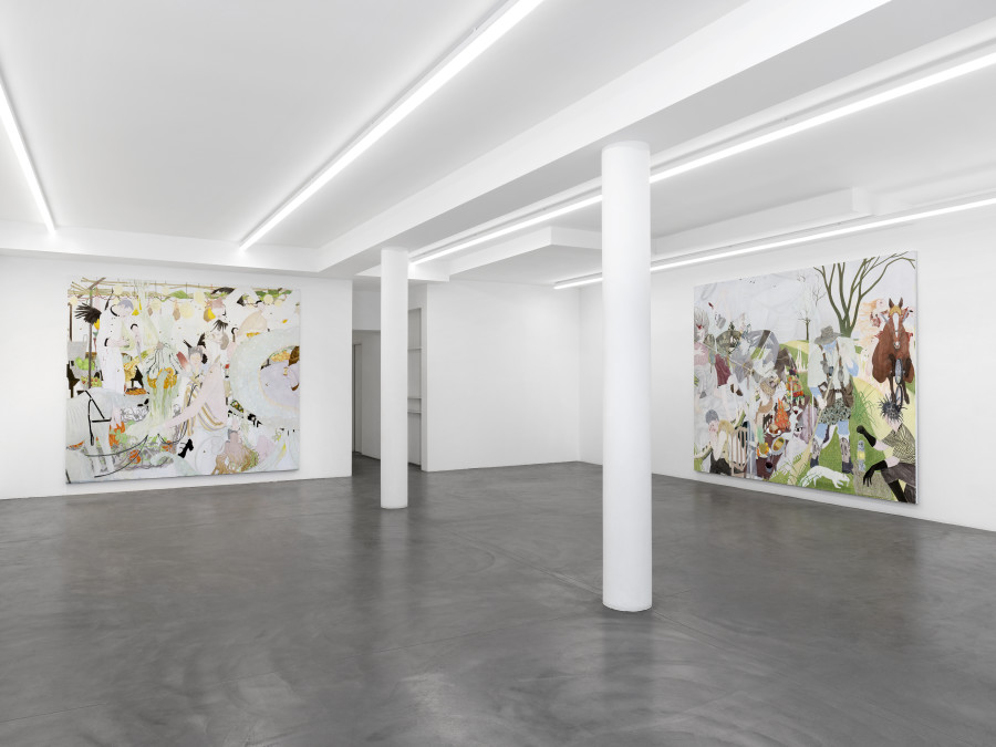 Installation view, Ding Shilun, Spectres in Rehearsal, Bernheim Gallery, Zürich, 2026. Courtesy of the Artists and Bernheim Gallery, Zurich. Credit Photo: Annik Wetter