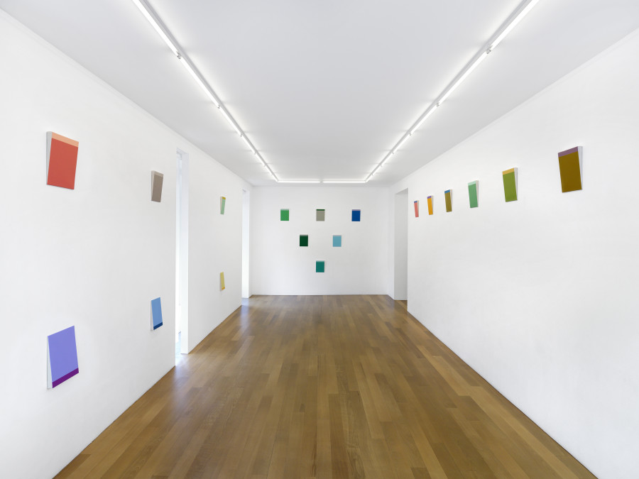 Exhibition view, Stéphane Dafflon, Tilted + Blurred, xippas, 2023. Photo credit: Annik Wetter