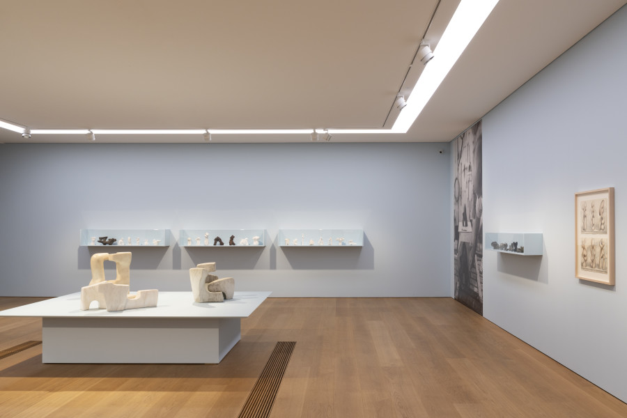 Vue de l’exposition André Tommasini. Une vie à sculpter. Musée cantonal des Beaux-Arts de Lausanne. Photo : Etienne Malapert/MCBA