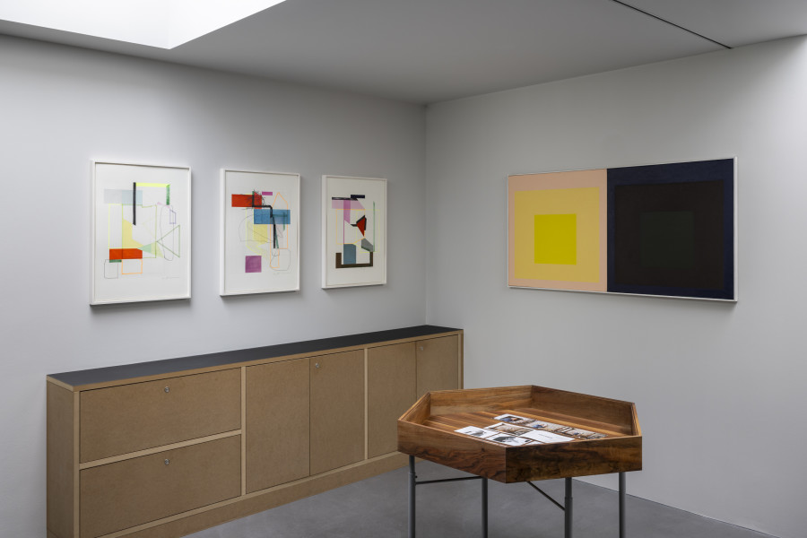 Exhibition view, Exploring the Archive, Interacting Colors, von Bartha, Basel, 2025. Photo: Andreas Zimmermann / von Bartha