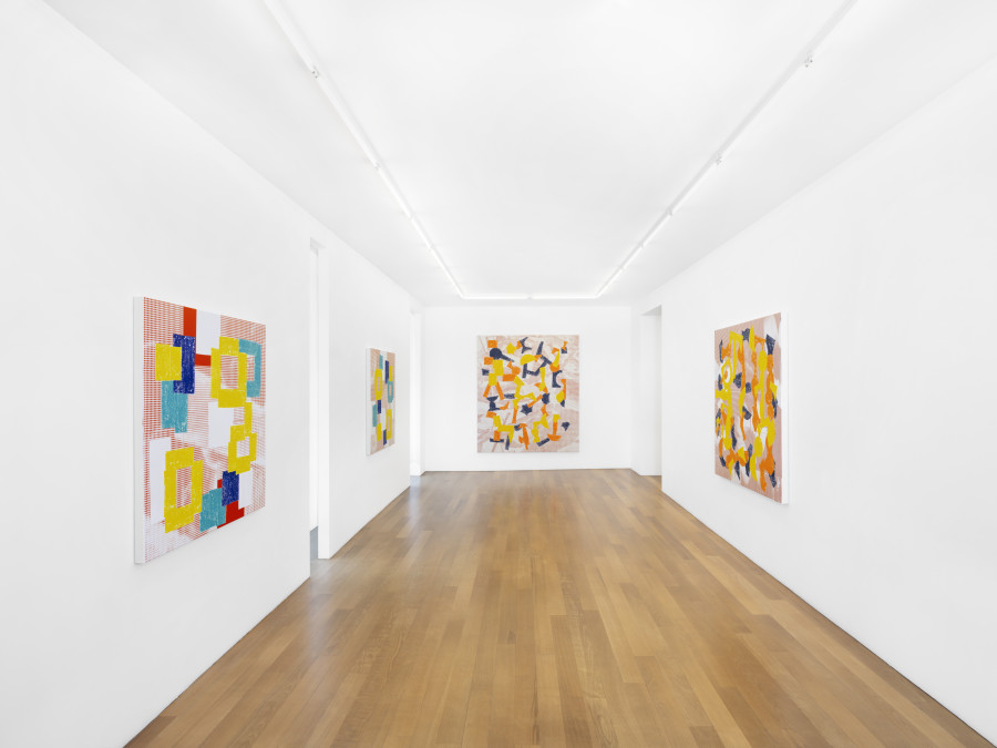 Exhibition view, Yves Zurstrassen, Sweet Dreams, xippas, Geneva, 2025. Courtesy Xippas – Photo : Julien Gremaud