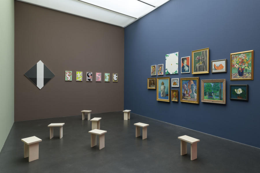 Ausstellungsansicht schön?! Ästhetische Betrachtung der Sammlung, Kunstmuseum Luzern, 2025. Foto: Marc Latzel