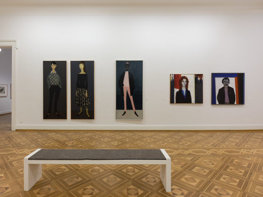 Exhibition view, City-Country-River, Gustav Stettler in Dialogue With The Collection, Kunstmuseum Thun, 2024.