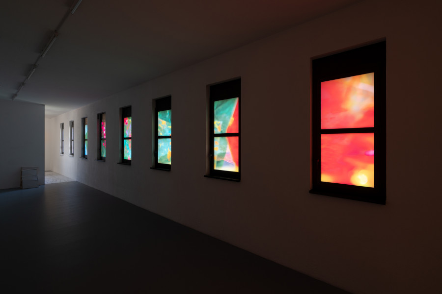 SHELTERS FROM THE STORM, installation view at La Rada, Locarno, 2025. Ph by Riccardo Giancola. Images courtesy of artists and La Rada, Photography by Riccardo Giancola (@riccardo_giancola) and Emanuele Finardi (@e.m.hey)