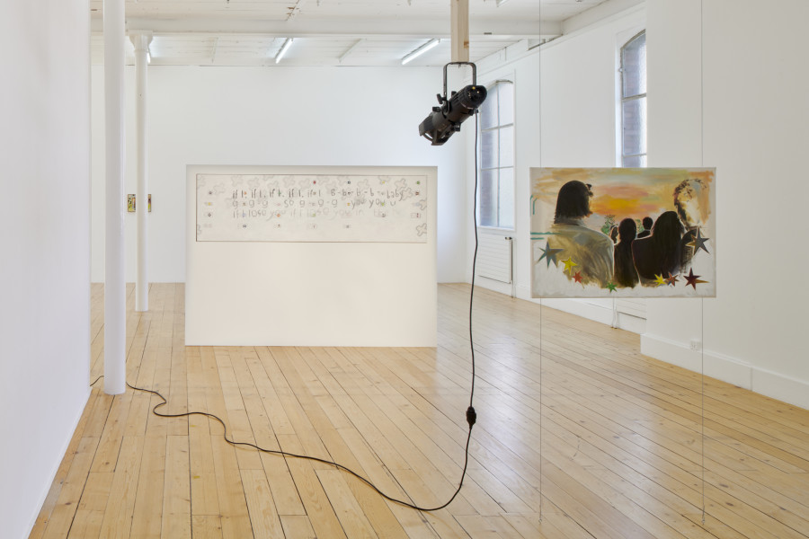 Exhibition view, Elise Corpataux, Life isn't good it's excellent, Kunsthalle Friart Fribourg, 2023. Photo : Guillaume Python. Courtesy of the artist and Kunsthalle Friart Fribourg
