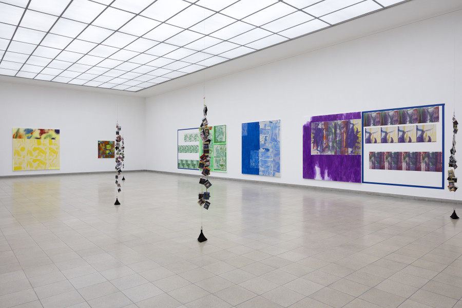 Rochelle Feinstein, The Today Show, installation view, Kunsthaus Glarus, 2025. Photo: Gina Folly. Courtesy the artist and Candice Madey Gallery