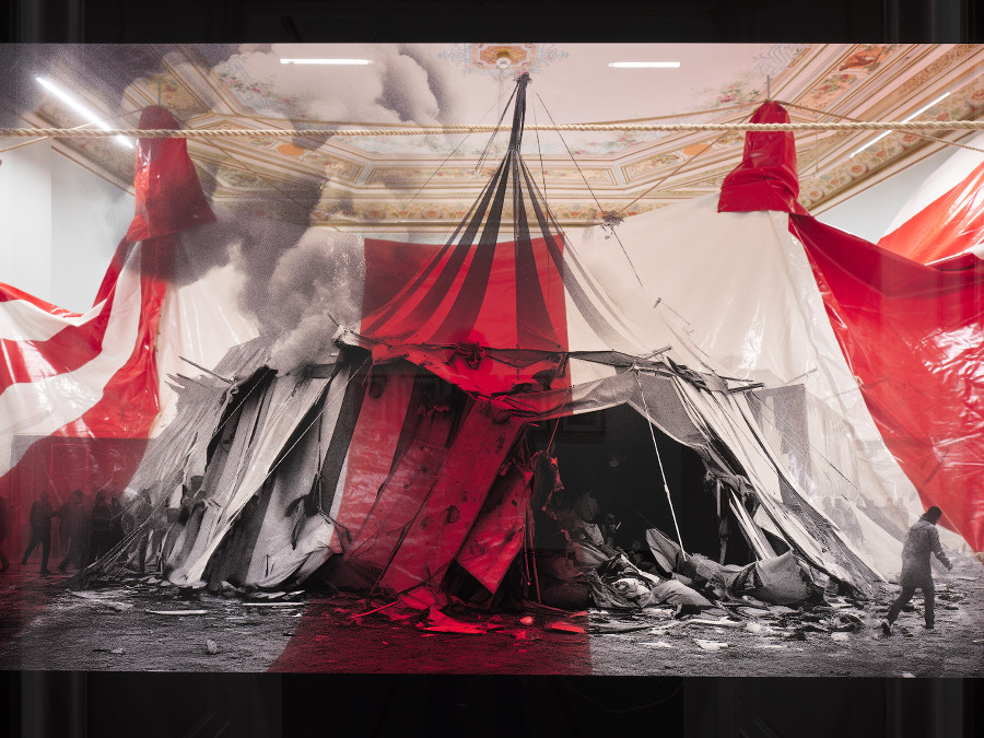 Exhibition view, Not My Circus, Not My Monkeys, Kunstmuseum Thun, 2023. Photo credit: David Aebi