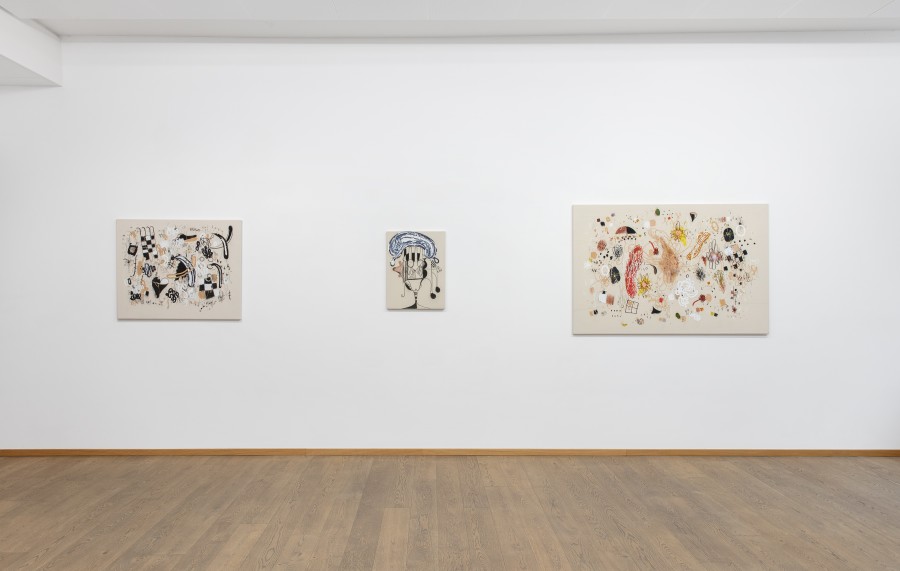 Installation view, Alexi Tsioris, Dwell raw, Livie Gallery, 2025, Photos: Esther Mathis