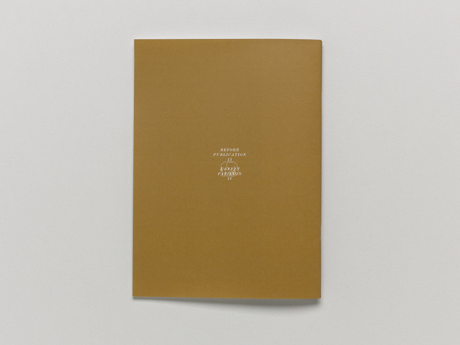 T. Freakson Calame, SCATOFICTION, Before publication 13, brochure, 32 pages, single booklet, 17,2 × 23,5 cm, offset, stapled binding, 250 copies. Graphic design: Niels Wehrspann, Lausanne. Edition of the Centre d’édition contemporaine, Geneva, 2025. Courtesy Centre d’édition contemporaine, Geneva. Photo : © Sandra Pointet