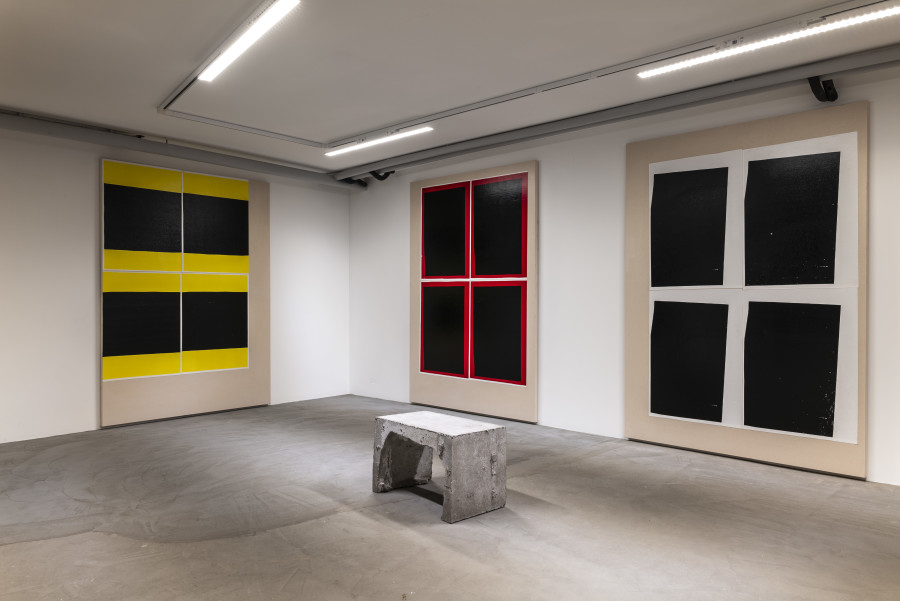 Exhibition view, Linus Bill + Adrien Horni Minolta A1, 14.03. – 01.05.2024. Wilde Genève. Photo: Eric Bergoend
