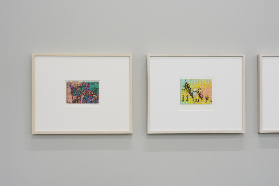 Installation view, Charlotte Johannesson, Carsten Niebuhr in Happy Arabia 1758, 1983 ; Walk, 1981-1986, Kunsthalle Friart Fribourg, 2023. Photo : Guillaume Python. Courtesy of the artist and Kunsthalle Friart Fribourg
