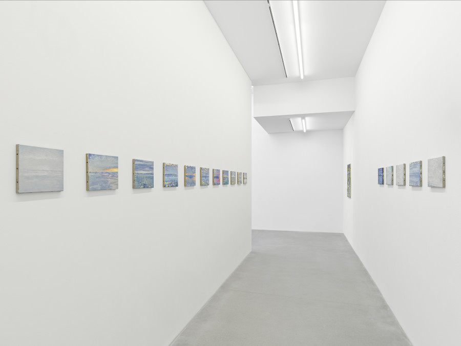Installation view, Jean-Frédéric Schnyder, ŒL AUF LEINWAND, Galerie Eva Presenhuber, Zurich, Waldmannstrasse, 2024. © Jean-Frédéric Schnyder. Courtesy the artist and Galerie Eva Presenhuber, Zurich / Vienna. Photo: Stefan Altenburger Photography, Zürich