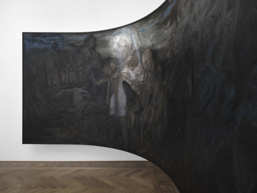 Janiva Ellis, May Day, 2026, detail, in: Janiva Ellis, Geneva, Kunsthalle Basel, 2026, photo: Philipp Hänger / Kunsthalle Basel