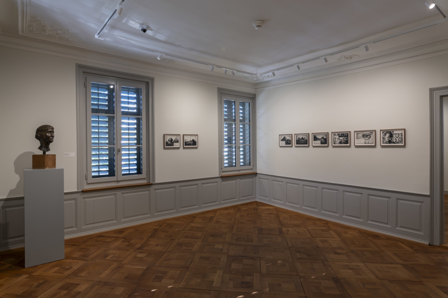 Ausstellungsansicht Marcel van Eeden. The Villa, 2024. Foto: Reto Kaufmann, Zürich