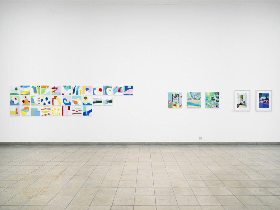 Kunstschaffen Glarus 2022 (A-L), exhibition view, Kunsthaus Glarus, 2022. Photo: Cedric Mussano