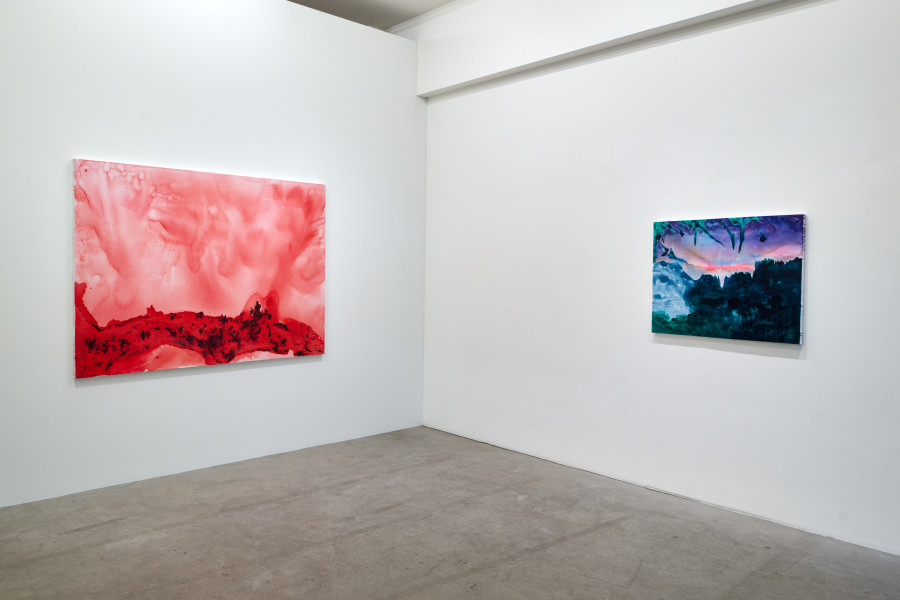 Exhibition view, Rebekka Steiger, ma quỷ vô đồng tử – ghosts without pupils, Galerie Urs Meile, 2023.