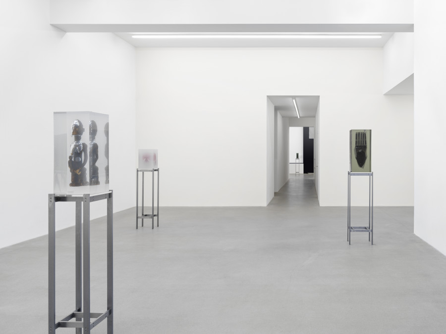 Installation view, Matthew Angelo Harrison, American Ghost, Galerie Eva Presenhuber, Waldmannstrasse, Zurich, 2024. © Matthew Angelo Harrison. Courtesy the artist and Galerie Eva Presenhuber, Zurich / Vienna. Photo: Stefan Altenburger Photography, Zürich