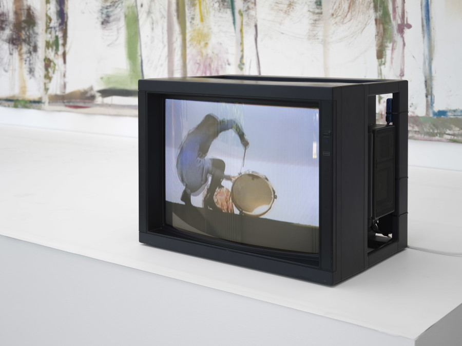 Margo Korableva Performance Theatre, Kali Yuga Hysteria, 1997, detail, in: Ser Serpas, Of my life, Kunsthalle Basel, 2025, photo: Philipp Hänger / Kunsthalle Basel