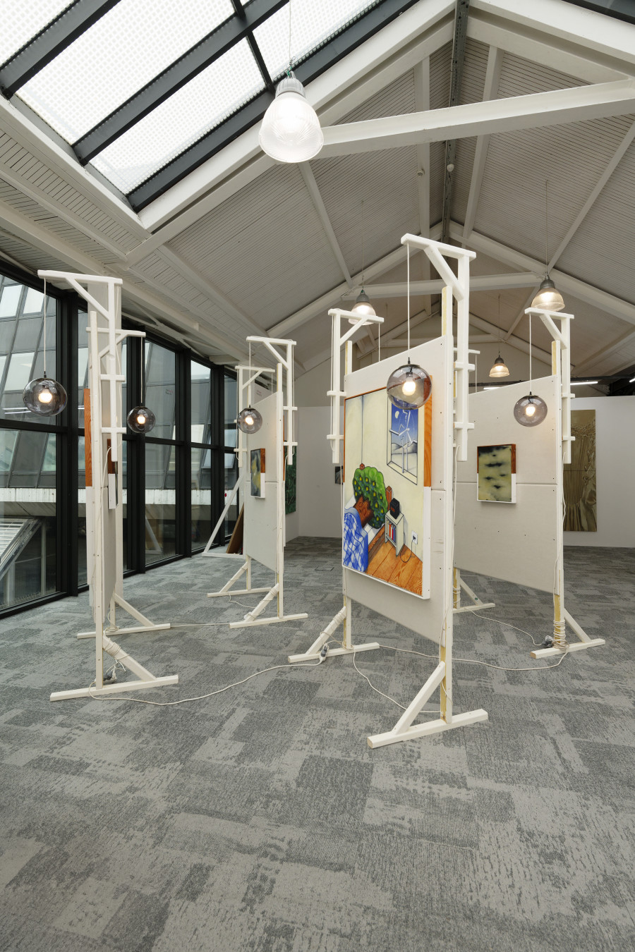 Exhibition view, The Salon, Thomas Jeppe, SALTS, 2024. Photo credit: Aurélien Mole