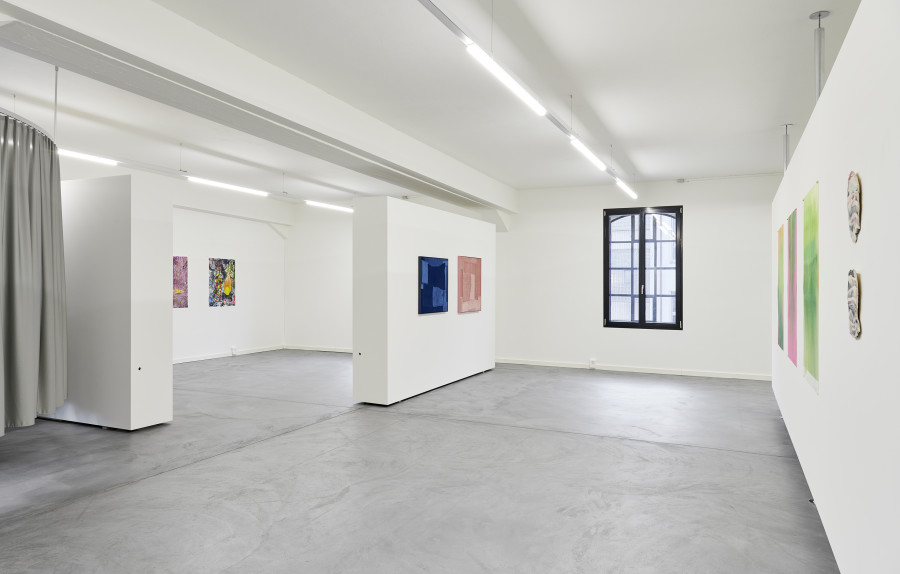 Installation view, monotypes shift, Part II, Edition VFO, 2023-2024. Photo credit: Bernhard Strauss
