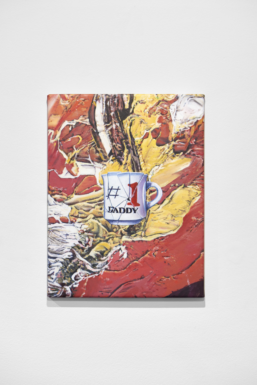 Mathieu Dafflon, Simone’s cup, 2022. Oil on canvas, 42 x 32 cm, (Ref. DAF010219). Photo: by Philipp Hänger