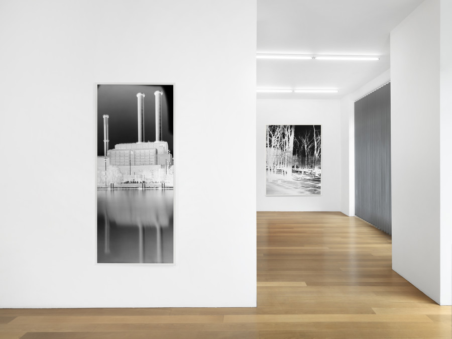 Exhibition view, Vera Lutter, xippas, 2022. Photo credit: Julien Gremaud