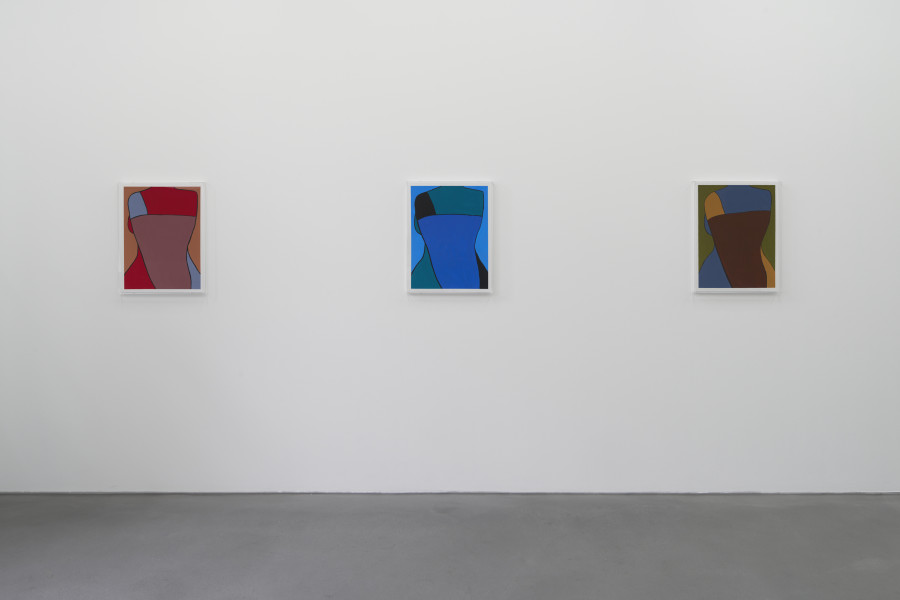 Installation view, Azize Ferizi, Spring / Summer 25 , Kunsthalle Friart Fribourg, 2025. Photo: Guillaume Python. Courtesy of the artist and Kunsthalle Friart Fribourg