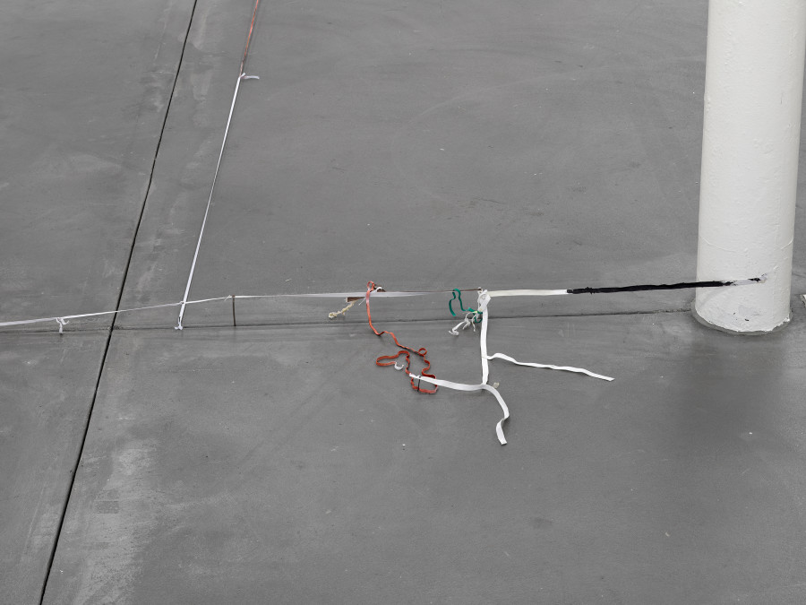 Olga Balema, 45 (2025), installation view, The bizarre space of complex numbers, Kunsthalle Friart Fribourg, 2025. Photo: Cedric Mussano