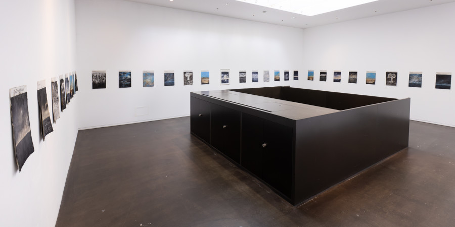 Exhibition view, Mon corps est un paysage, Elias Njima & Jean-Christophe Norman, Galerie C, 2024. © Galerie C