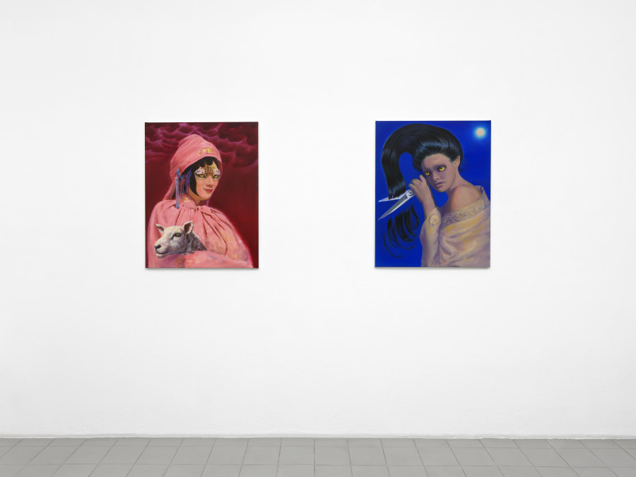 Lian Zhang: The Rabbit Who Hunts Tigers, Exhibition view, 2023, Photo : Annik Wetter, Courtesy the artist and Sebastien Bertrand Gallery.