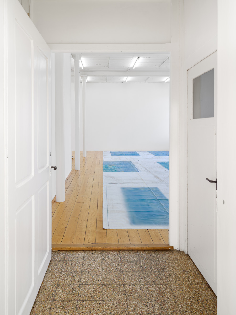 Olga Balema, The bizarre space of complex numbers, installation view, Kunsthalle Friart Fribourg, 2025. Photo: Cedric Mussano