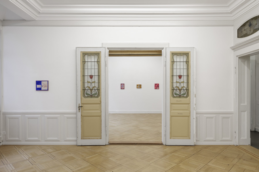 Exhibition view, Cosima zu Knyphausen, Homo Hobby, Galerie Oskar Weiss, Zürich, 2025. Photo credit: Gina Folly