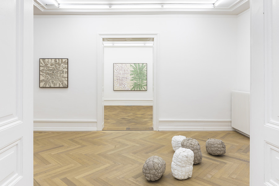 Exhibition view, Maia Ruth Lee "Nearing" at Mai 36 Galerie, Zürich, 2025. Photo credit: Peter Baracchi