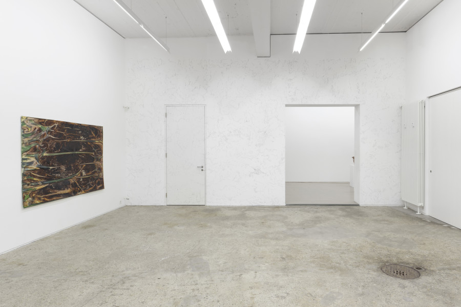Exhibition view, Patrick Rohner, Massenbewegungen, Galerie Mark Müller, 2022.