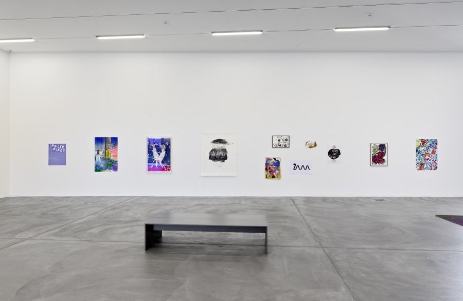 Installation view, MONOTYPES, Edition VFO at Kunsthalle Zürich, 2023. Courtesy of Edition VFO, Kunsthalle Zurich, the artist and Bernhard Strauss.