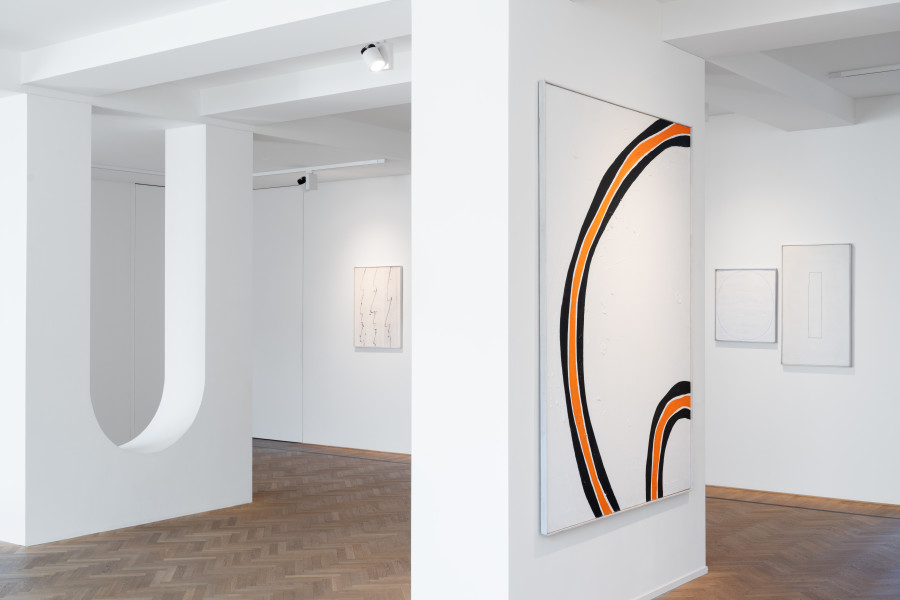 Installation view of Werner Frei, 'The Modernist and his view ahead. Works from 1930-1980', 2025, Galerie Fabian Lang, Zürich. Courtesy of the artist and Galerie Fabian Lang. © Fabian Lang