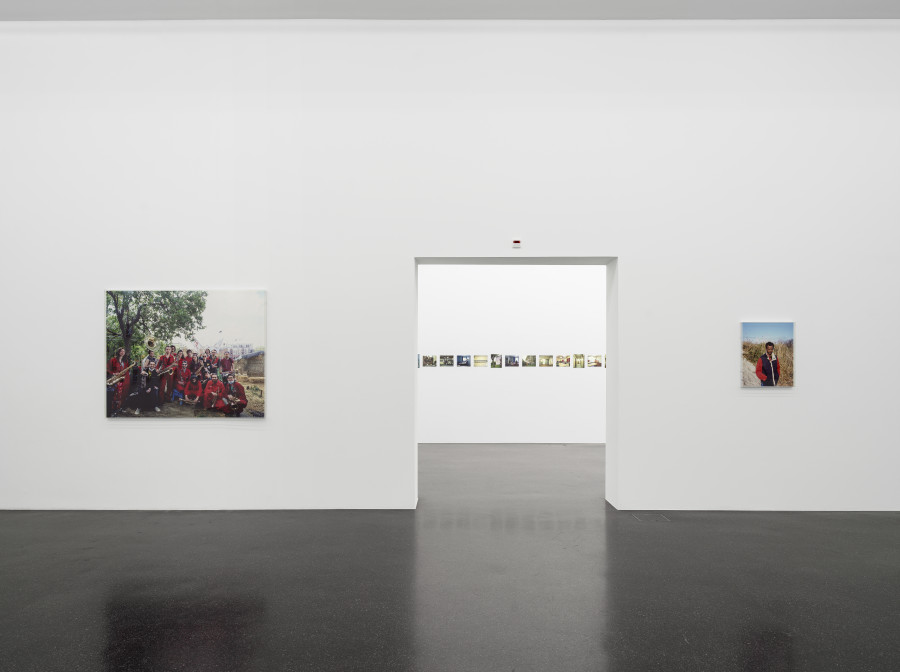 Installation view, Bruno Serralongue, Pour la vie, Galerie Francesca Pia, Zurich, 2022. Photo: Cedric Mussano