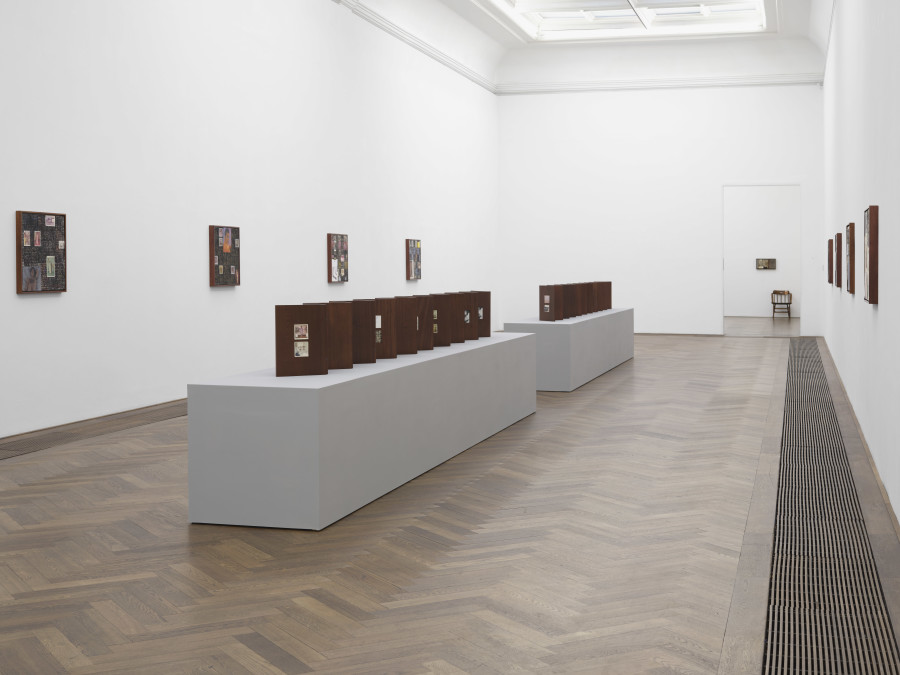 Troy Montes Michie, The Jawbone Sings Blue, exhibition view, Kunsthalle Basel, 2025, photo: Philipp Hänger / Kunsthalle Basel