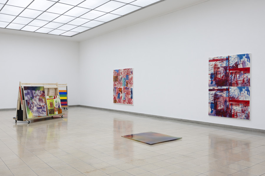 Rochelle Feinstein, The Today Show, installation view, Kunsthaus Glarus, 2025. Photo: Gina Folly. Courtesy the artist and Candice Madey Gallery