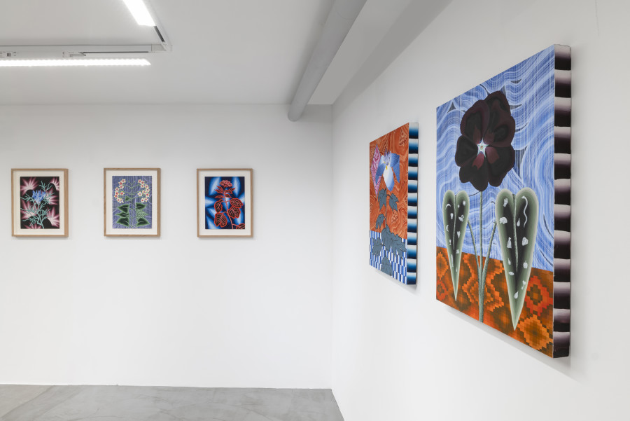 Exhibition view, Laura Thiong-Toye, Deuxième service, Wilde, 2024. Photo credit: Eric Bergoend