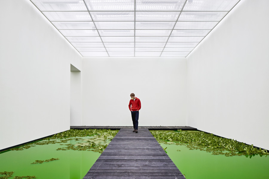 Installation view, Fondation Beyeler, Riehen/Basel, 2021 Courtesy of the artist; neugerriemschneider, Berlin; Tanya Bonakdar Gallery, New York / Los Angeles © 2021 Olafur Eliasson Photo: Mark Niedermann