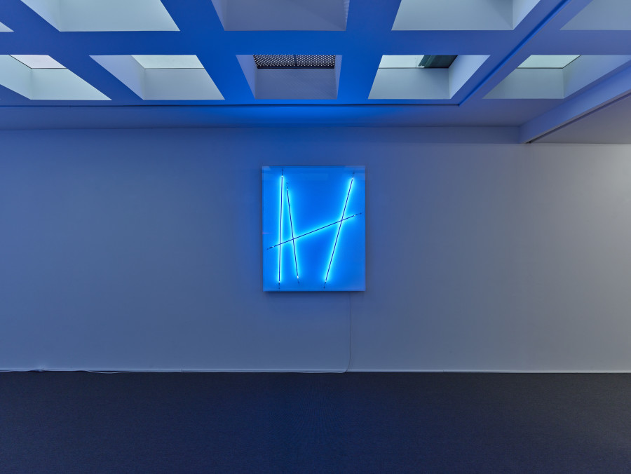 Installation view, Christian Herdeg, New Works, galerie lange + pult, 2024. photo credit: Felix Jungo