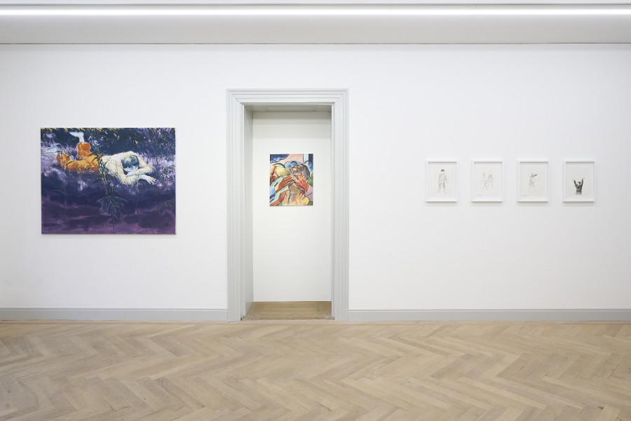 Installation view, Valentin Rilliet, 蜀風 - Mountain Stories, Galerie Peter Kilchmann, 2024.