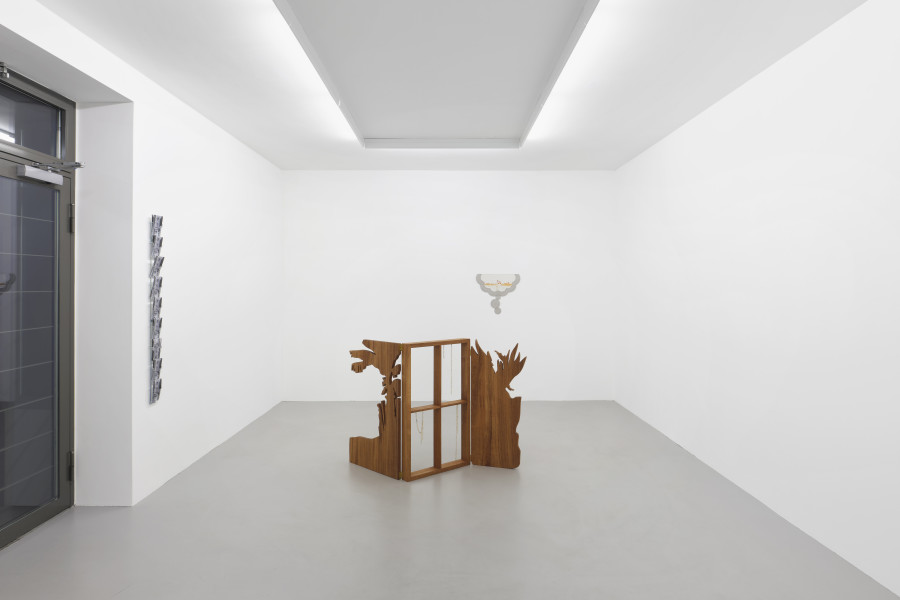 Installation view, Monika E. Kazi, Room with a view, Galerie Philippzollinger, 2022.