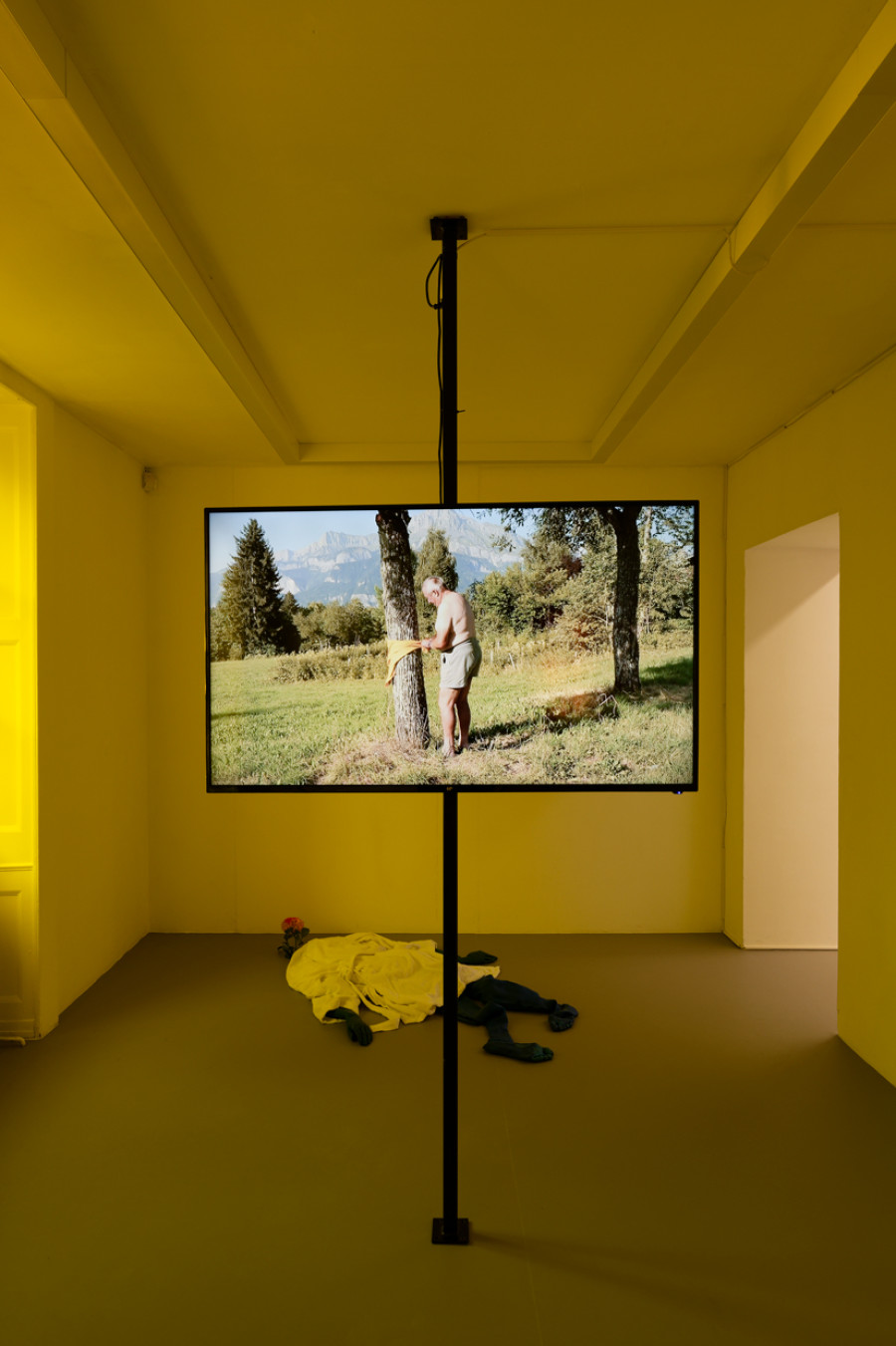 Exhibition view, 4 rivières, Eric Giraudet de Boudemange, Villa du Parc, 2023-2024. Photo credit: Aurélien Mole