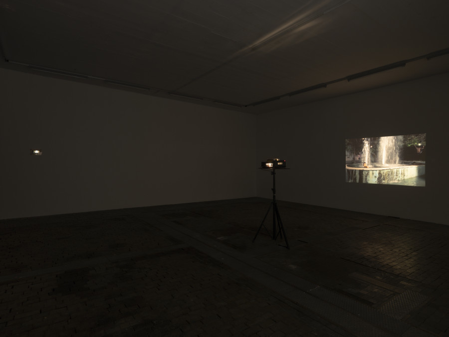 Exhibition view of Re/member Your House with the project the AfroGreeks by Døcumatism and a solo show by Menelaos Karamaghiolis at Centre d’Art Contemporain Genève (November 1st‒December 23, 2023). © Centre d’Art Contemporain Genève. Photo: Julien Gremaud