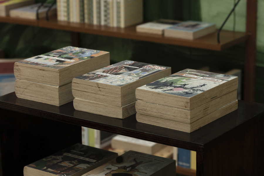 Lutz & Guggisberg, The pleasure of text, Musée des beaux-arts Le Locle, 2023. © 2023, Musée des beaux-arts Le Locle. Photo: Lucas Olivet. Tous droits réservés.