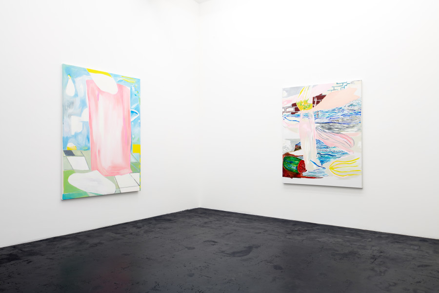 Brigitte Kowanz, Alejandra Seeber «Summer–Insert», Installation view Häusler Contemporary Zurich, 2023, photo: Mischa Scherrer